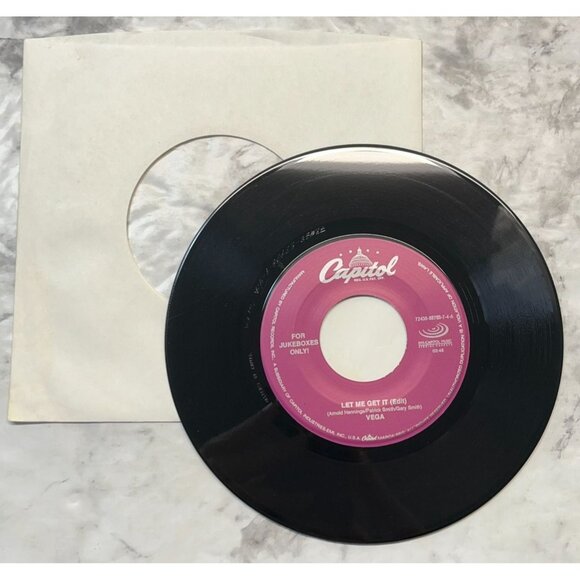 Vega Let Me Get It / No Dough (Feat J T Money) 45 Funk Soul Capitol Jukebox VG+ - Picture 3 of 6